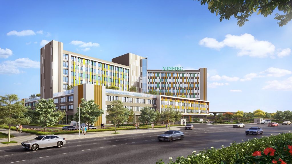 Phối cảnh bệnh viện đa khoa Vinmec tại Vinhomes Smart City
