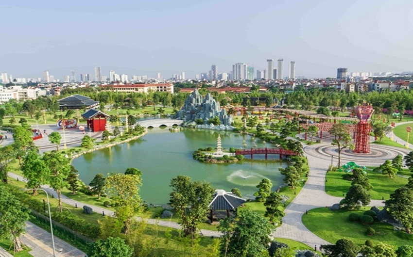 Hình ảnh vườn Nhật Vinhomes Smart City